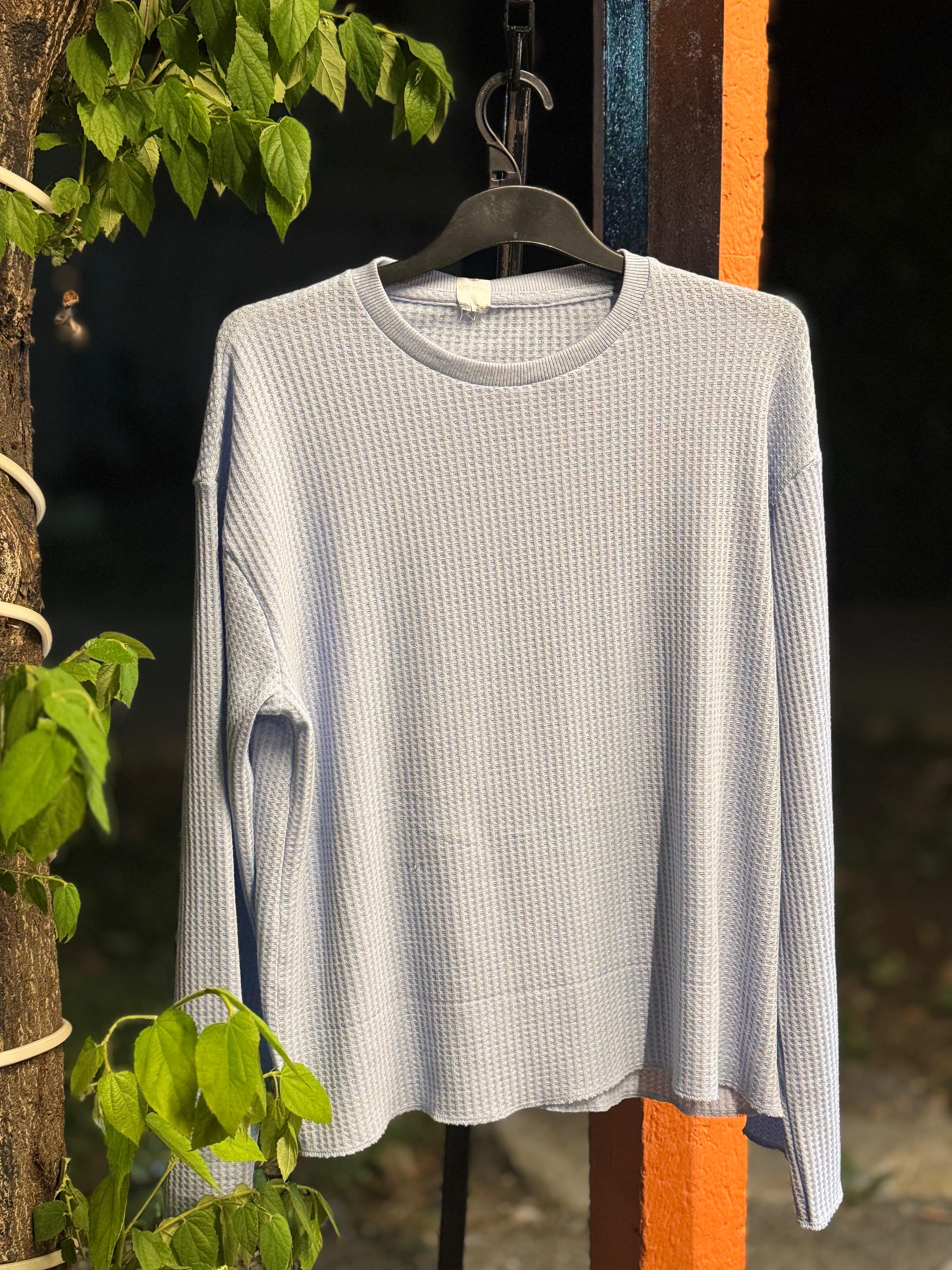 CROP TSHIRT BLUE